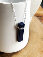Load image into Gallery viewer, Lapis Stick Necklace
