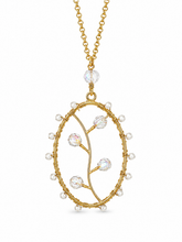 Load image into Gallery viewer, White Cat’s Eye Vine Necklace
