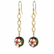 Load image into Gallery viewer, Cloisonné Bead Earrings
