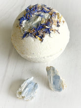 Load image into Gallery viewer, Limited Edition - Kyanite &amp; Cornflower Bath Bomb
