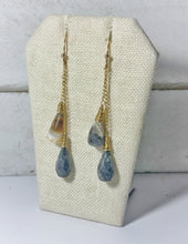 Load image into Gallery viewer, Double Agate Drop Earring
