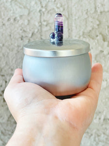 Penis Gemstone Stash Jar - Organic Soy Wax Candle