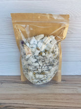 Load image into Gallery viewer, Amethyst &amp; Chamomile with Melatonin Crumbled Bath Bomb Bath Soak
