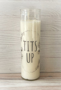 Tits Up Prayer Candle