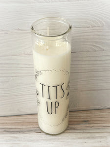 Tits Up Prayer Candle