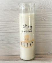 Load image into Gallery viewer, Stay Weird Prayer Candle
