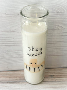 Stay Weird Prayer Candle