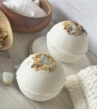 Load image into Gallery viewer, Aquamarine &amp; Sophora Bath Bomb
